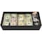 Nadex Coins Steel 5-Compartment Currency Tray with Coin Tray Insert and Lockable Cover NCS8-1128 - alternate 4